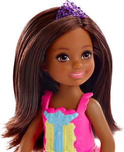 black little girl  fairy doll