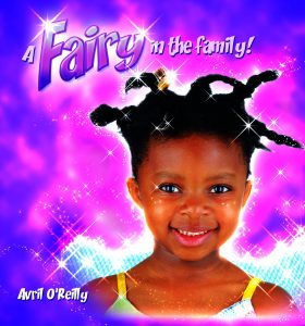 front over of A Fairy in te Family showing a smiling black girl