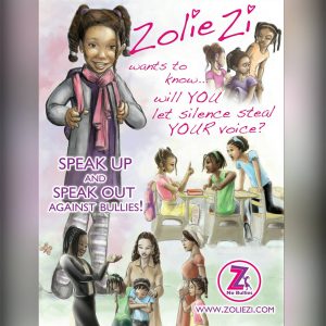 A flyer for Zolie Zi's book.