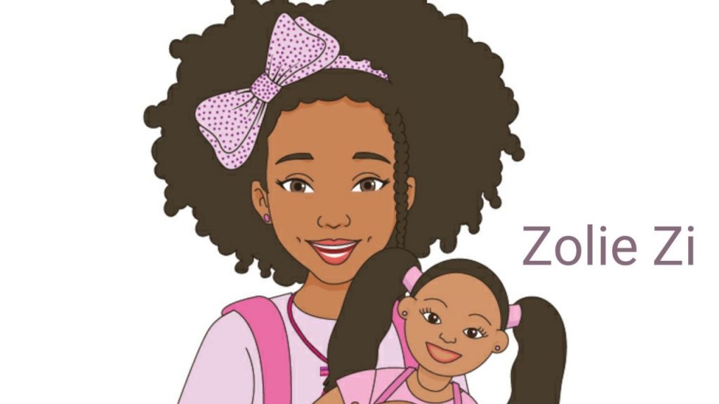 A video showing drawings of the book character Zolie Zi