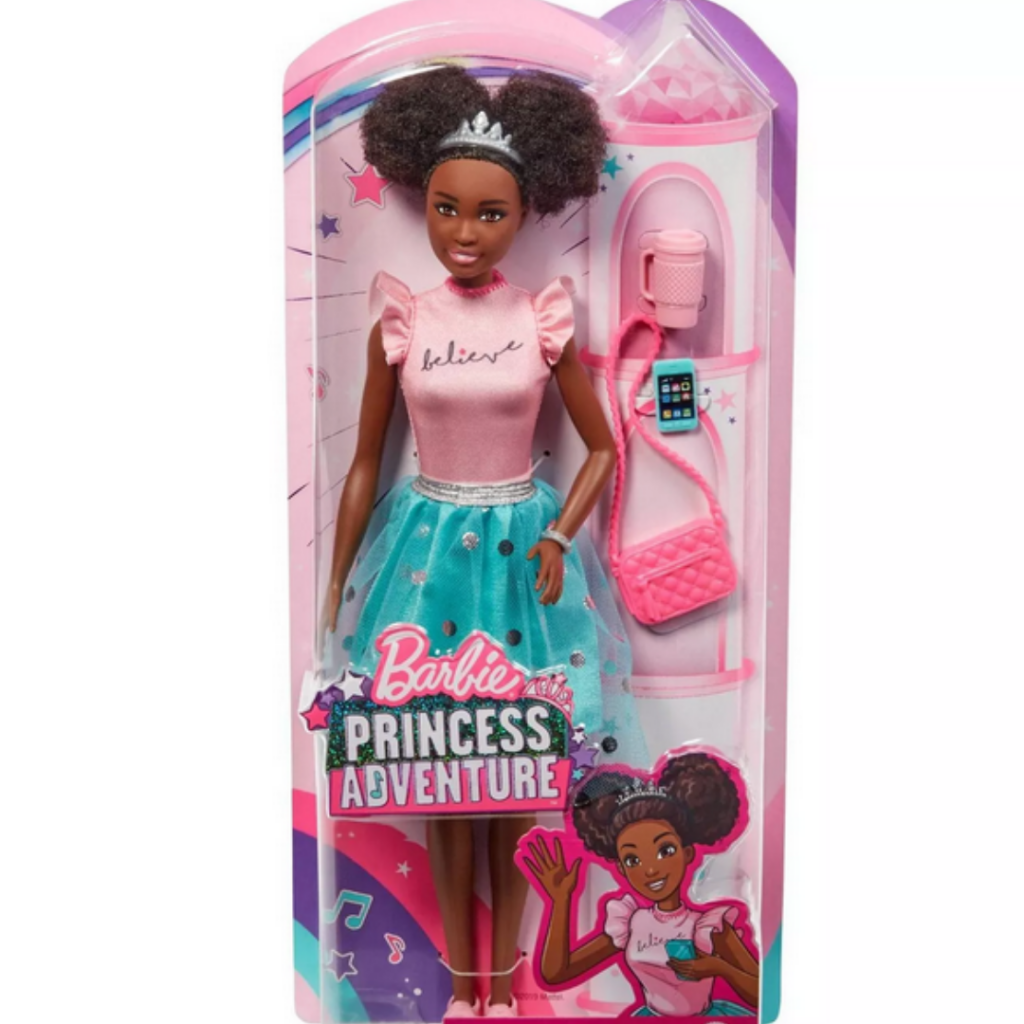 black barbie doll set