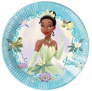 black fairy princess plate